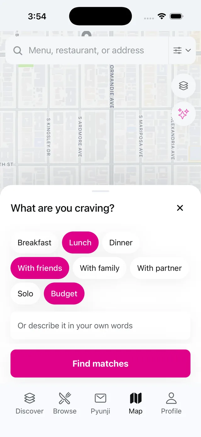 Say what you're craving