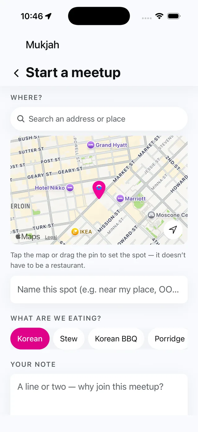 Start a meetup
